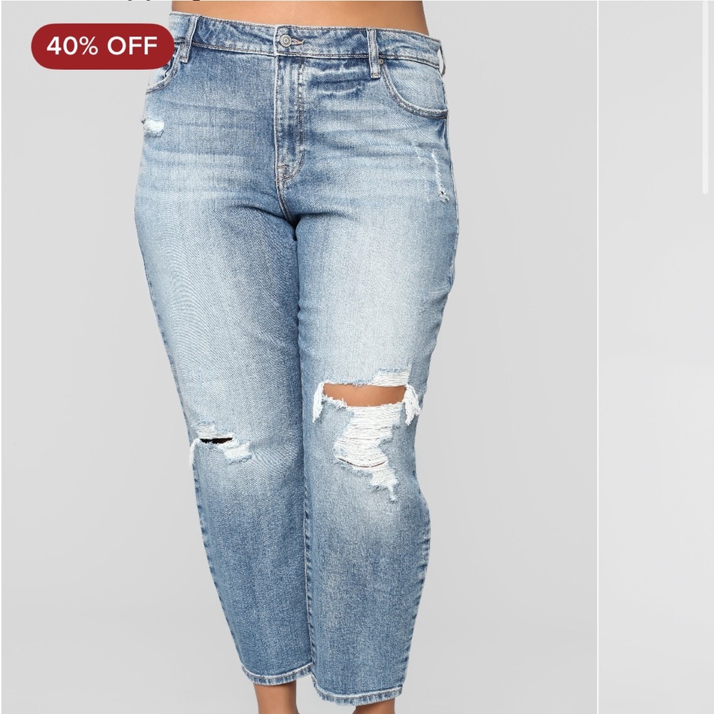 Fashion nova-tobi high rise jeans
